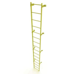 TRI-ARC - Rolling & Wall Mounted Ladders & Platforms Type: Fixed Ladder Style: Safety Cage - Exact Tool & Supply