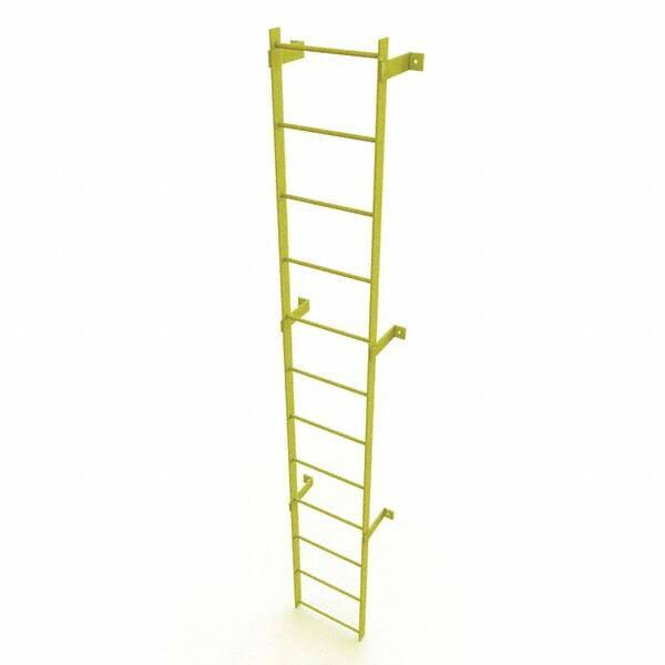 TRI-ARC - Rolling & Wall Mounted Ladders & Platforms Type: Fixed Ladder Style: Safety Cage - Exact Tool & Supply