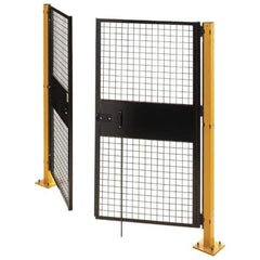 Husky - 8' Wide x 8' High, Swing Door for Temporary Structures - Exact Tool & Supply