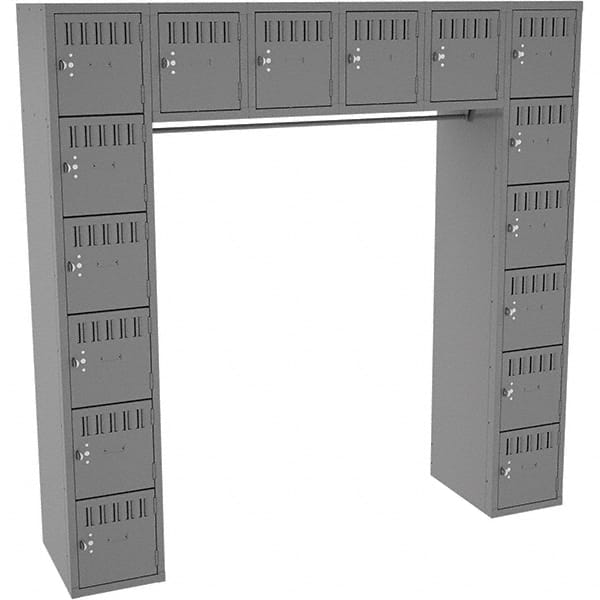 Tennsco - 16 Door, 16 Tier, Locker - Exact Tool & Supply