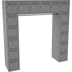 Tennsco - 16 Door, 16 Tier, Locker - Exact Tool & Supply