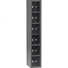 Tennsco - 6 Door, 6 Tier, Welded Locker - Exact Tool & Supply