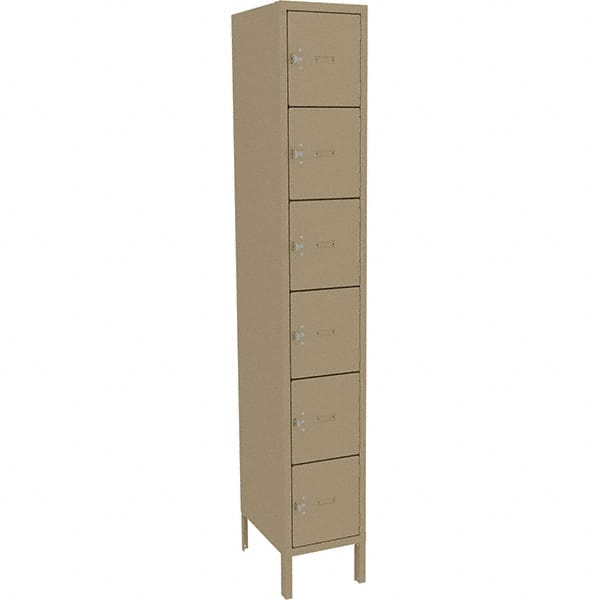 Tennsco - 6 Door, 6 Tier, Welded Locker - Exact Tool & Supply
