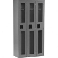 Tennsco - 3 Door, Single Tier, Welded Locker - Exact Tool & Supply