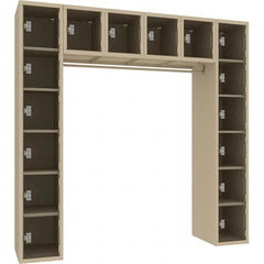 Tennsco - 16 Door, Single Tier, Welded Locker - Exact Tool & Supply