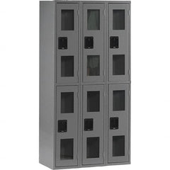 Tennsco - 6 Door, Double Tier, Welded Locker - Exact Tool & Supply