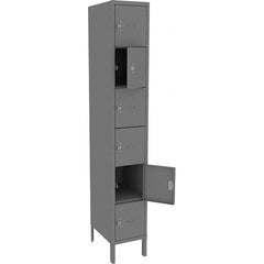 Tennsco - 6 Door, 6 Tier, Welded Locker - Exact Tool & Supply