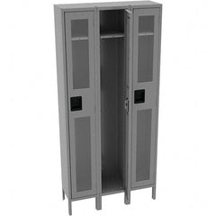 Tennsco - 3 Door, Single Tier, Welded Locker - Exact Tool & Supply