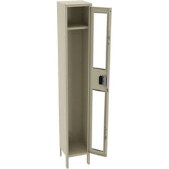 Tennsco - 1 Door, Single Tier, Welded Locker - Exact Tool & Supply
