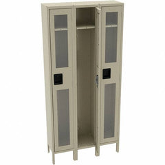Tennsco - 3 Door, Single Tier, Welded Locker - Exact Tool & Supply