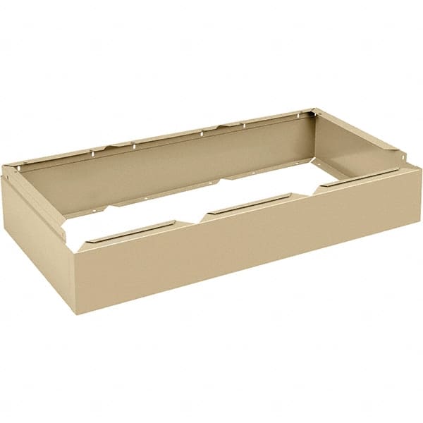 Tennsco - 36" Wide x 6" High x 18" Deep, Locker Base - Exact Tool & Supply