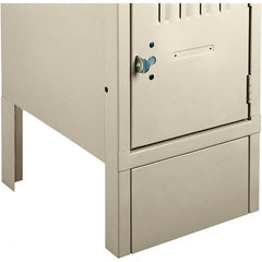 Tennsco - 18" Wide x 6" High x 1/2" Deep, Locker Closed Front Base - Exact Tool & Supply