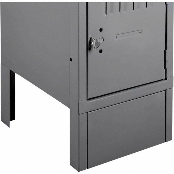 Tennsco - 15" Wide x 6" High x 1/2" Deep, Locker Closed Front Base - Exact Tool & Supply