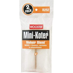 Wooster Brush - Paint Roller Covers   Type: Mini Roller    Nap Size (Inch): 0 - Exact Tool & Supply