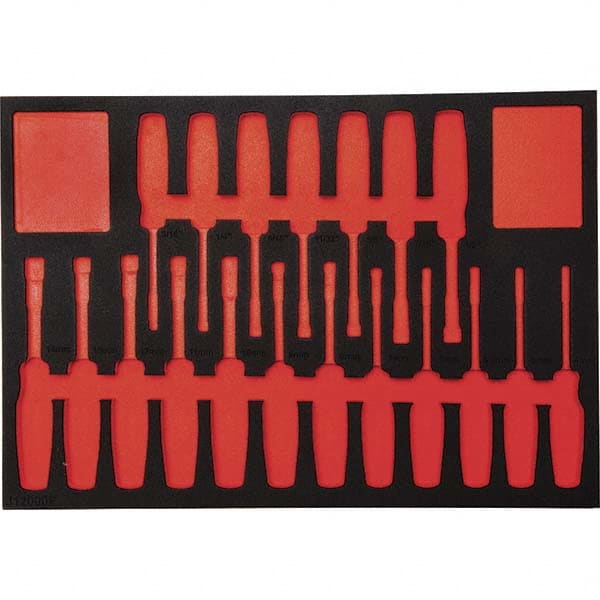 Proto - Tool Box Case & Cabinet Inserts Type: Foam Insert For Use With: J12000 - Exact Tool & Supply