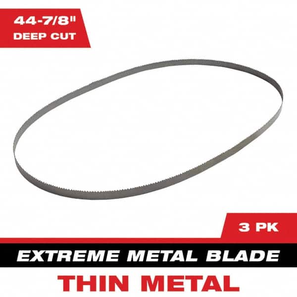 Milwaukee Tool - 44-7/8" x 0.8" x 0.02" 12-14 TPI Bi-Metal Portable Band Saw Blade - Exact Tool & Supply
