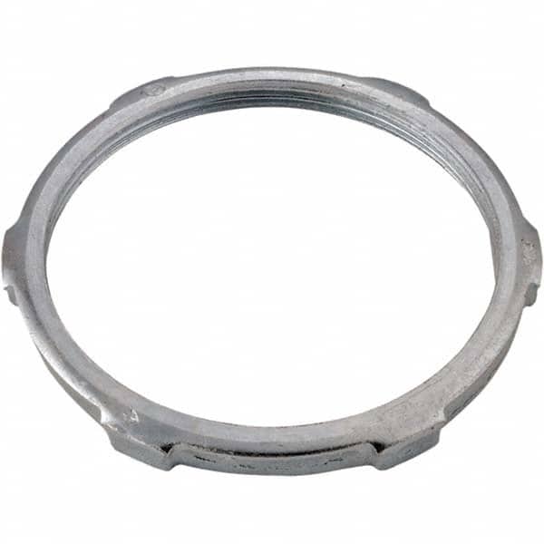 Hubbell-Raco - 4" Trade Rigid/Intermediate (IMC) Conduit Locknut - Exact Tool & Supply