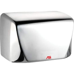 ASI-American Specialties, Inc. - 1000 Watt Satin Stainless Steel Finish Electric Hand Dryer - 110/120 Volts, 5.2 Amps, 9-25/32" Wide x 6-5/8" High x 5-13/32" Deep - Exact Tool & Supply