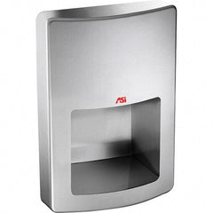 ASI-American Specialties, Inc. - 1000 Watt Satin Stainless Steel Finish Electric Hand Dryer - 240 Volts, 4.2 Amps, 11" Wide x 15-1/2" High x 5-23/32" Deep - Exact Tool & Supply