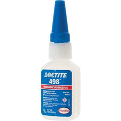 Loctite - 1 oz Bottle Clear Instant Adhesive - 498 SUPERBONDER 1OZ LOCTITE SPDBNDER ADHS - Exact Tool & Supply