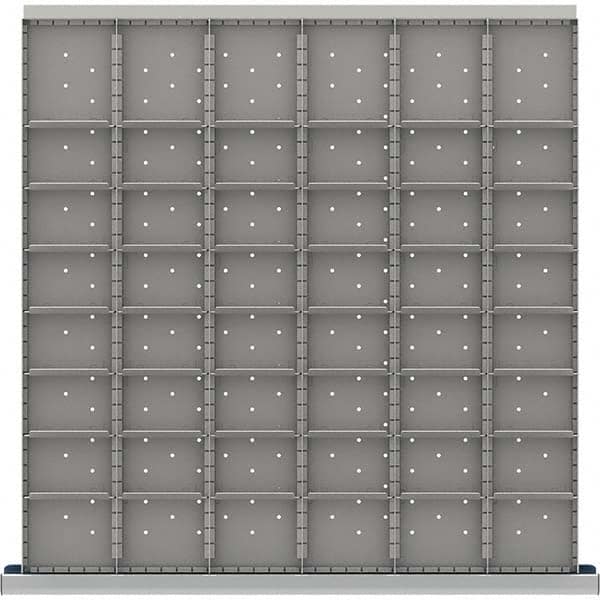 LISTA - 48-Compartment Drawer Divider Layout for 3.15" High Drawers - Exact Tool & Supply