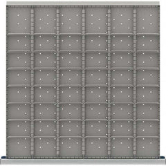 LISTA - 48-Compartment Drawer Divider Layout for 3.15" High Drawers - Exact Tool & Supply
