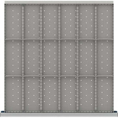 LISTA - 18-Compartment Drawer Divider Layout for 3.15" High Drawers - Exact Tool & Supply