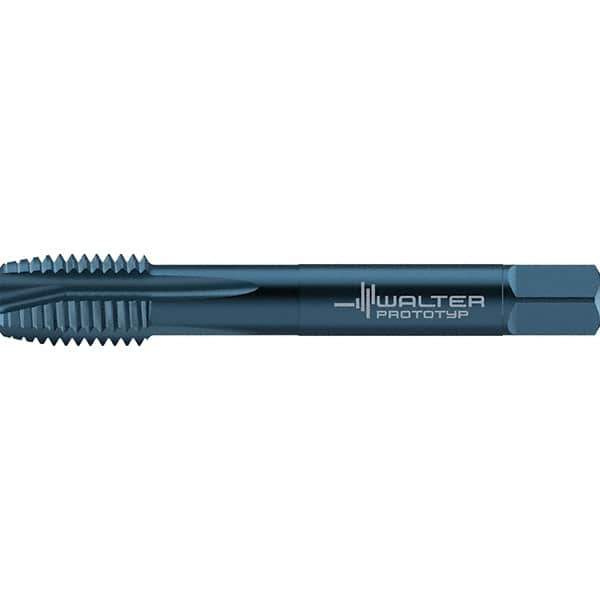 Walter-Prototyp - 7/8-14 UNF 4 Flute 2B Plug Spiral Point Tap - High Speed Steel, Oxide Finish, Right Hand Thread, Series TC217 - Exact Tool & Supply