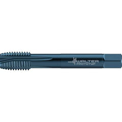 Walter-Prototyp - 7/8-14 UNF 4 Flute 2B Plug Spiral Point Tap - High Speed Steel, Oxide Finish, Right Hand Thread, Series TC217 - Exact Tool & Supply