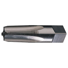 ‎2-11.5 NPT 7 Flute HSS Medium Hook Taper Regular NPT Thread Taper Pipe Tap- Bright - Exact Tool & Supply
