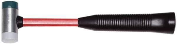 Proto - 13 oz Head 1-3/16" Face Plastic Hammer - 13-5/16" OAL, Fiberglass Handle - Exact Tool & Supply