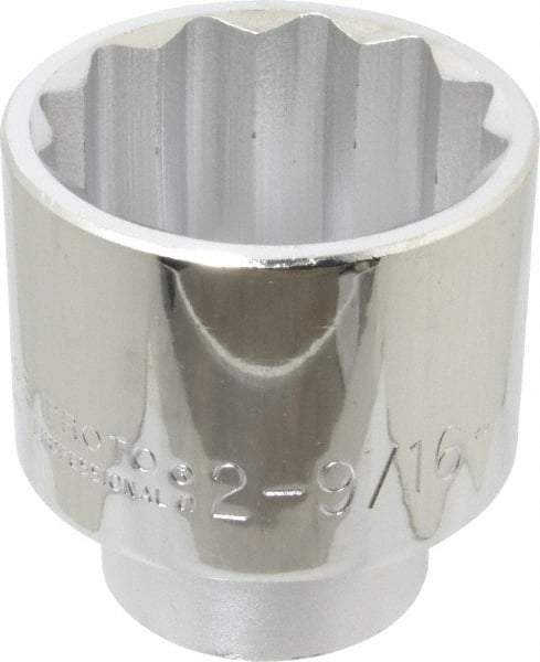 Proto - 2-9/16", 1" Drive, Standard Hand Socket - 12 Points, 4-1/8" OAL - Exact Tool & Supply