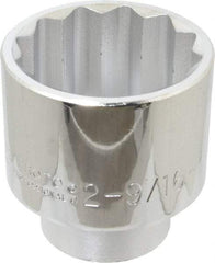 Proto - 2-9/16", 1" Drive, Standard Hand Socket - 12 Points, 4-1/8" OAL - Exact Tool & Supply