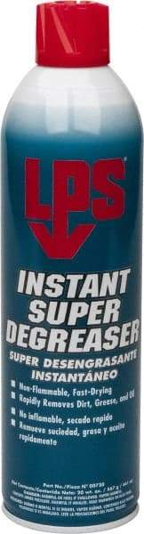LPS - 20 oz Aerosol Cleaner/Degreaser - Aerosol, Nonchlorinated, Unscented - Exact Tool & Supply