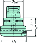 C539127701040A CAPTO ADAPTER - Exact Tool & Supply