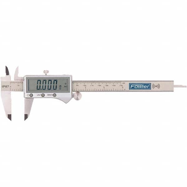Fowler - 0 to 12" Range, 0.01mm Resolution, IP67 Electronic Caliper - Exact Tool & Supply