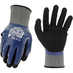 Mechanix Wear - Size L (9) Nitrile Coated Nylon Waterproof & Cut Resistant Work Gloves - Exact Tool & Supply