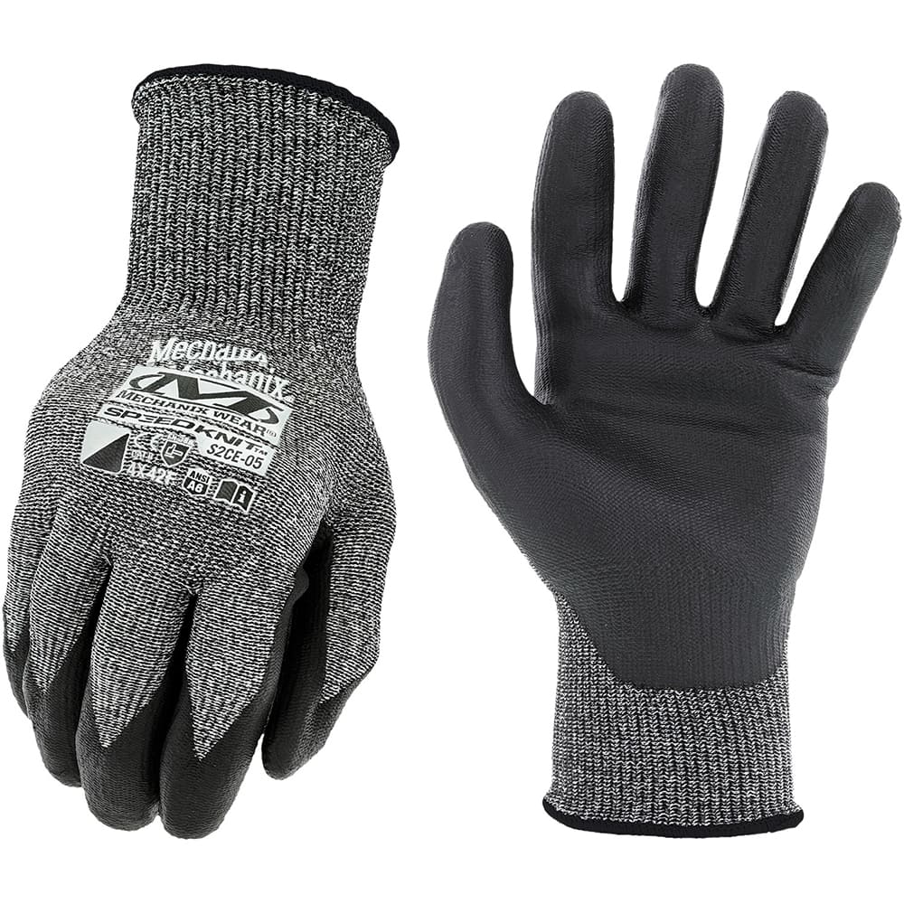 Mechanix Wear - Size L (9), ANSI Cut Lvl A6, Nitrile Coated Cut Resistant Gloves - Exact Tool & Supply