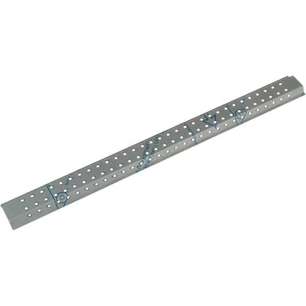 Marlin Steel Wire Products - 34 x 3/4" Stainless Steel Pegboard Strip - Exact Tool & Supply