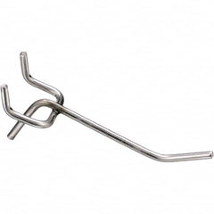 Marlin Steel Wire Products - Pegboard Hooks Type: Single Vertical End Hook Projection: 9 (Inch) - Exact Tool & Supply