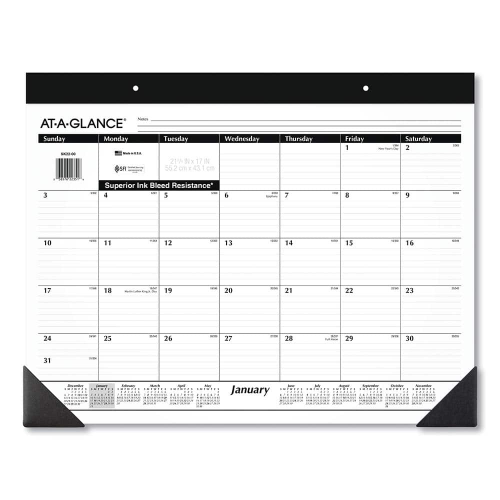 AT-A-GLANCE - Note Pads, Writing Pads & Notebooks Writing Pads & Notebook Type: Desk Pad Size: 22 x 17 - Exact Tool & Supply