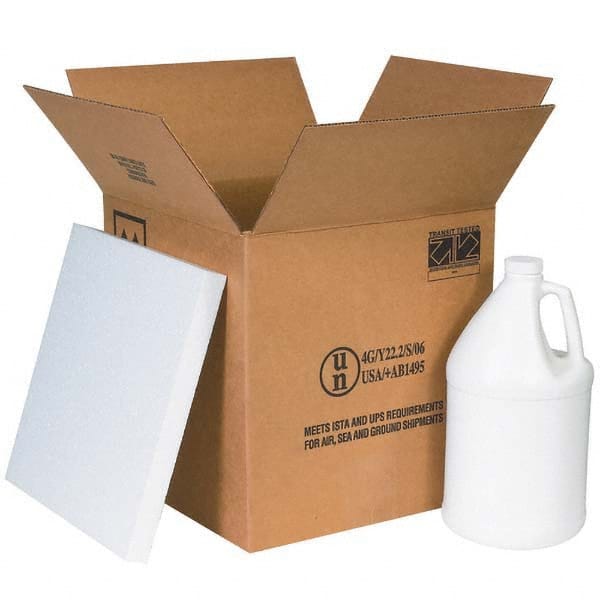 Made in USA - Moving & Box Kits Kit Type: Jug Shipper Kit Number of Boxes: 1 - Exact Tool & Supply