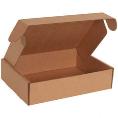 Made in USA - Pack of (50), 6-1/4" Wide x 9" Long x 3" High Crush Proof Mailers - Exact Tool & Supply
