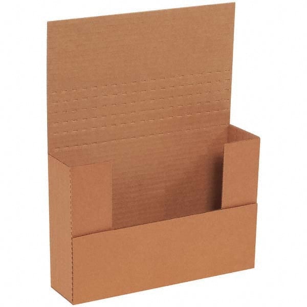 Made in USA - Pack of (50), 6-1/2" Wide x 9-1/2" Long x 3-1/2" High Crush Proof Mailers - Exact Tool & Supply