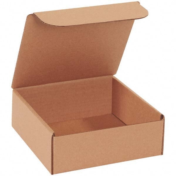 Made in USA - Pack of (50), 7" Wide x 7" Long x 2" High Crushproof Mailers - Exact Tool & Supply
