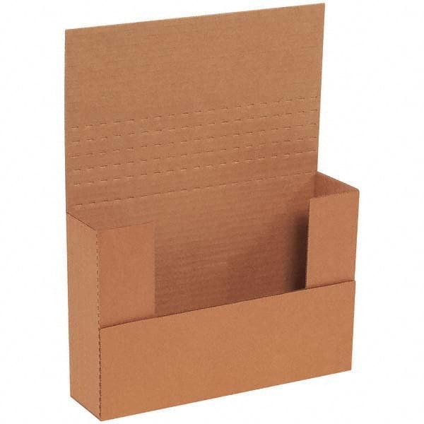 Made in USA - Pack of (50), 6-1/2" Wide x 9-1/2" Long x 2" High Crush Proof Mailers - Exact Tool & Supply