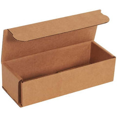 Made in USA - Pack of (50), 3" Wide x 8" Long x 2" High Corrugated Shipping Boxes - Exact Tool & Supply