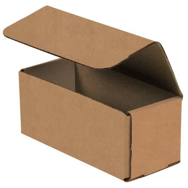 Made in USA - Pack of (50), 2" Wide x 6" Long x 2" High Corrugated Shipping Boxes - Exact Tool & Supply