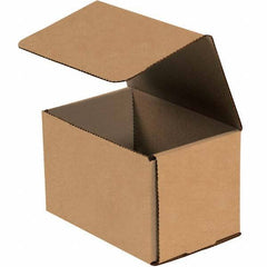 Made in USA - Pack of (50), 5" Wide x 5" Long x 5" High Corrugated Shipping Boxes - Exact Tool & Supply