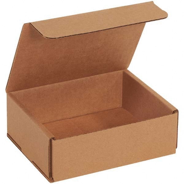 Made in USA - Pack of (50), 5" Wide x 6" Long x 2" High Corrugated Shipping Boxes - Exact Tool & Supply